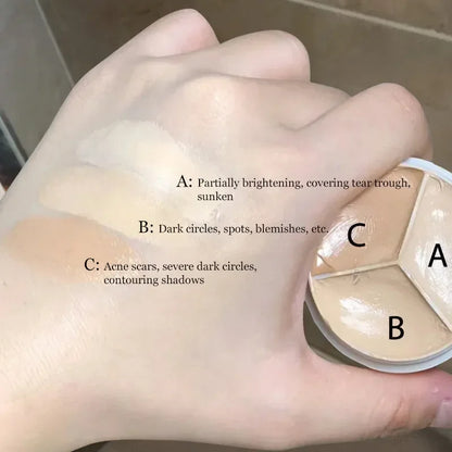 Sweet Mint 3-Color Cream Concealer Palette