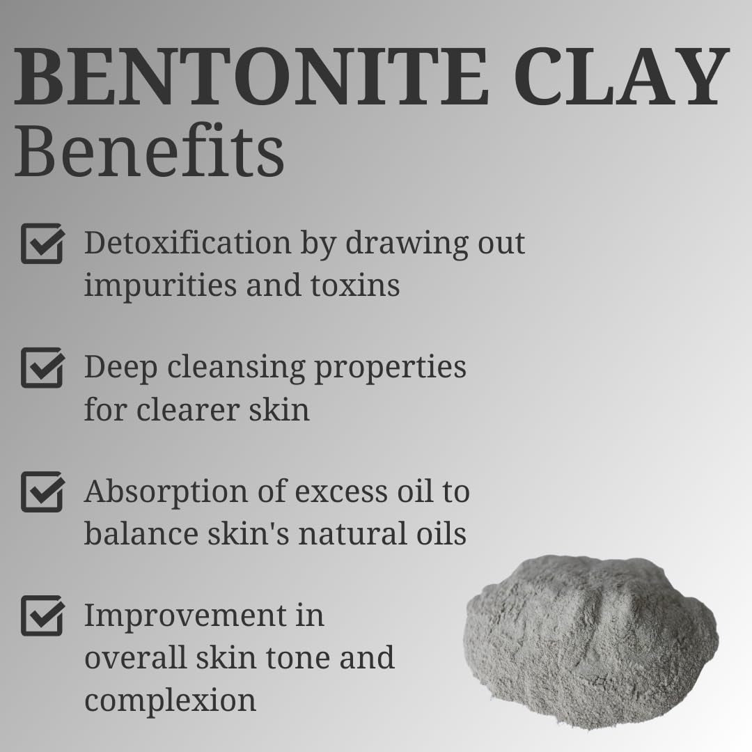 Bentonite Clay Detoxifying Soap,  Soap Bar, Body Soap Bars Moisturizing, Bentonite Clay Powder, Essential Oil Soap, Goat Milk Soap, 4 Oz. Bar (2 Pack)