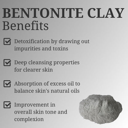 Bentonite Clay Detoxifying Soap,  Soap Bar, Body Soap Bars Moisturizing, Bentonite Clay Powder, Essential Oil Soap, Goat Milk Soap, 4 Oz. Bar (2 Pack)